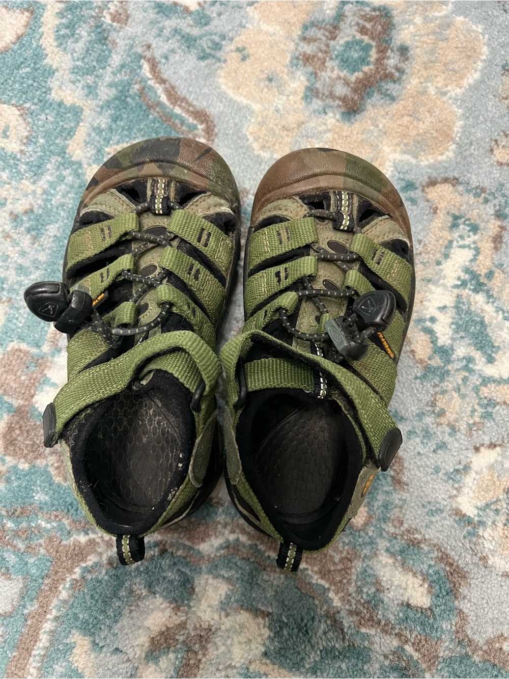 Keen Olive Green Kids Outdoor Sandals
